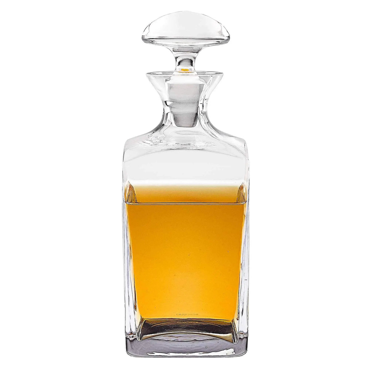 Mouth Blown European Crystal Decanter – 34 oz Scotch & Whiskey Glass TWW
