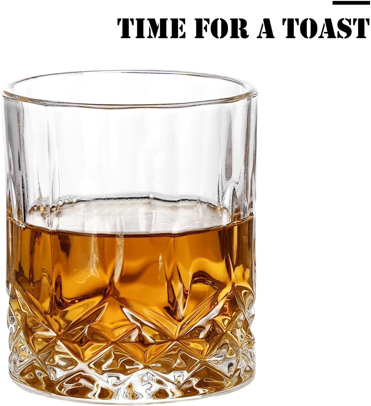 Whiskey Decanter Set with 6 Glasses, 750Ml Lead-Free Crystal Liquor Decanter Gift Set for Bourbon, Scotch, Whiskey & Rum, Home Bar Decanter Set for Men
