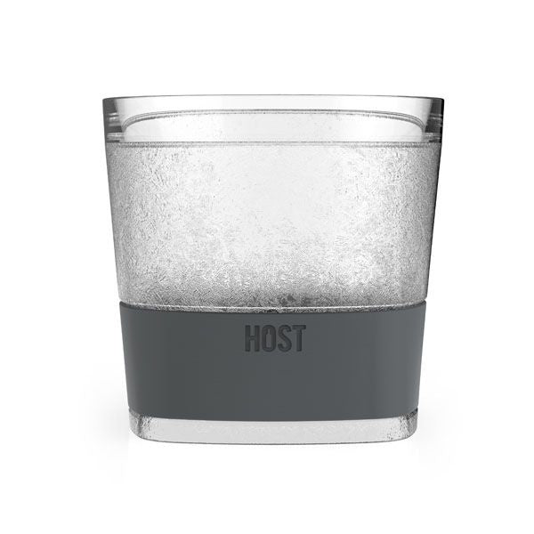 HOST Whiskey FREEZE Cooling Cups with Grey Grip Bands