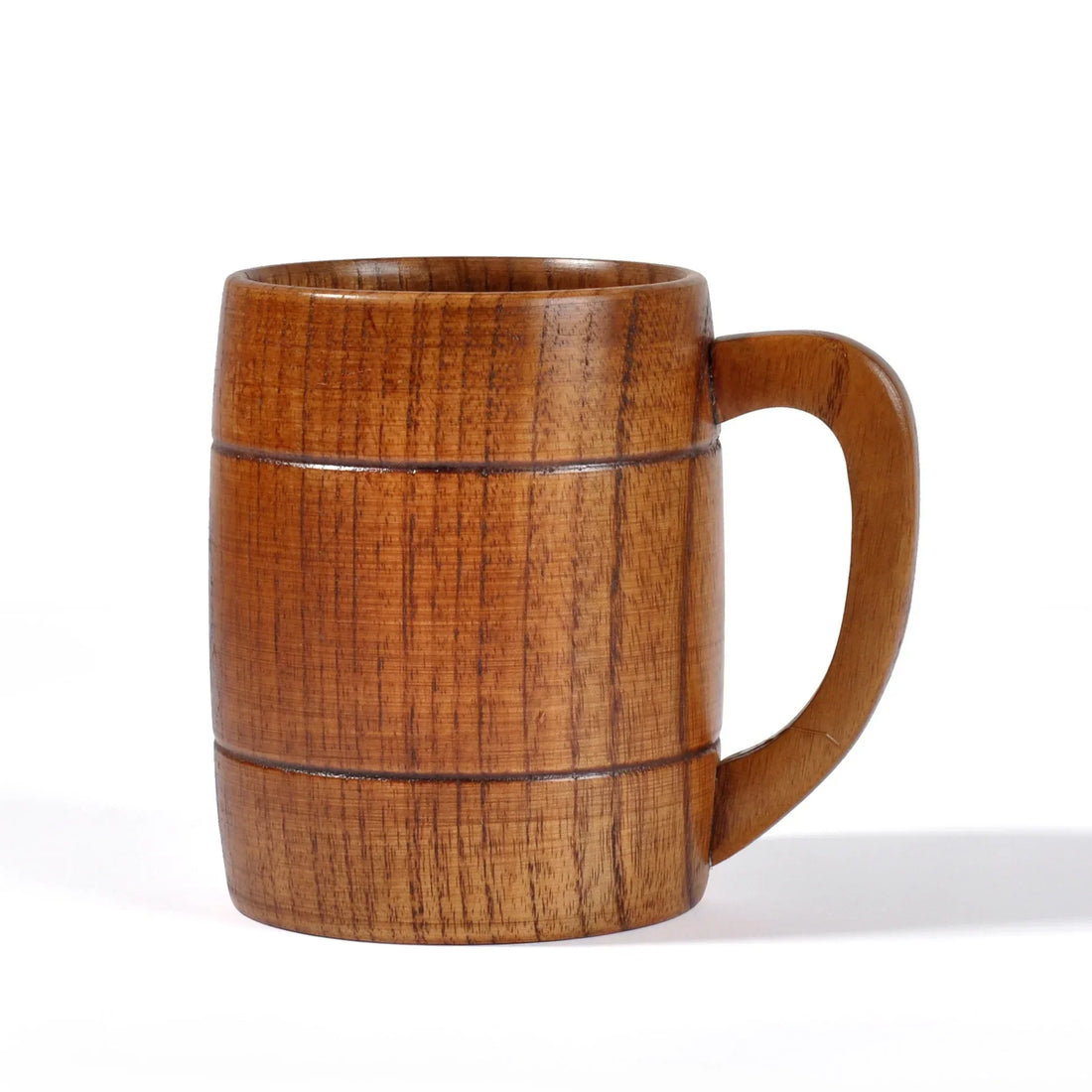 Picture of a whiskey mug made out of wood