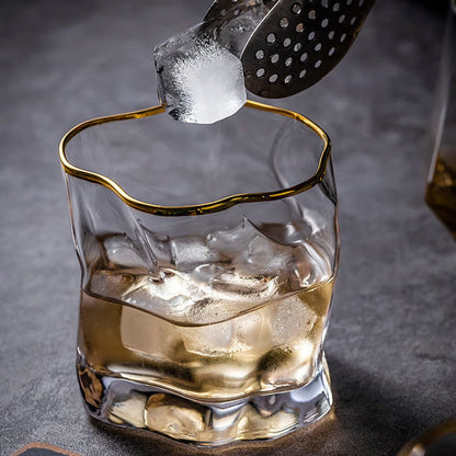8Oz Crystal Whiskey Glasses Set of 2,Old Fashioned Cocktail Glasses for Men,Scotch,Cognac,Bourbon Drinkware
