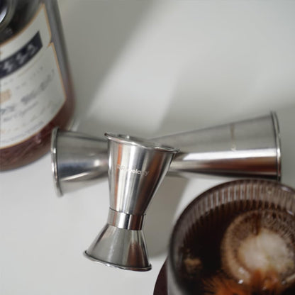 Cocktail Jigger，Double-Sided Jigs Made of Stainless Steel, 2 Oz & 1 Oz and 1/2 Oz & 1 Oz Precise Bartender Tool for Cocktail Shaker Sets,Jigger for Bartending, Home Bars & Mixology