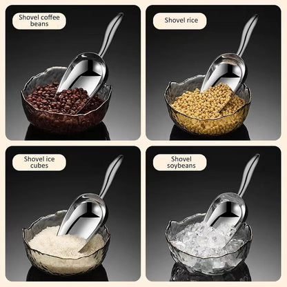 Metal Ice Scoop for Freezer,Ice Cube Scoop for Freezer Bin