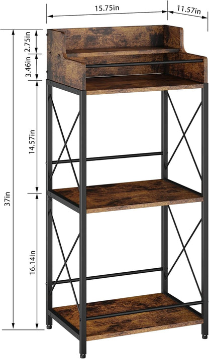 Liquor Bottle Display Shelf, Brown