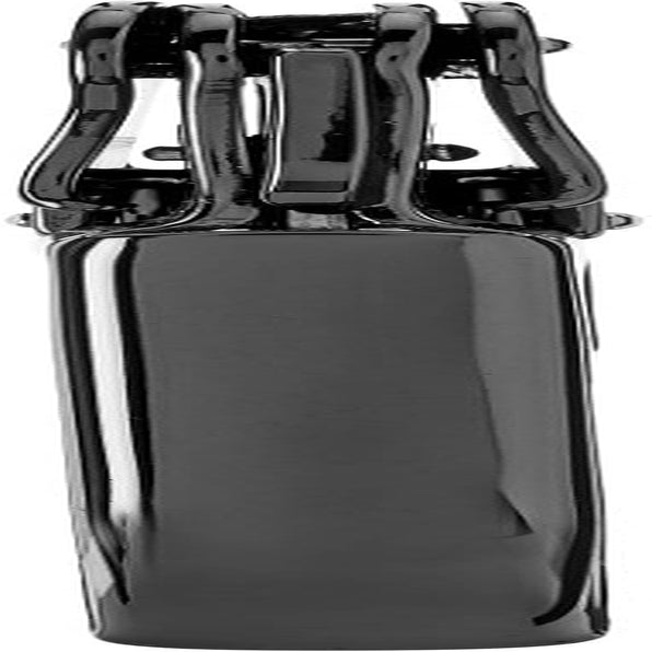 Gunmetal Signature Double Hinged Waiters Corkscrew Wine Opener, Stainless Steel with Built-In Bottle Opener & Foil Cutter for Home Bar, Kitchen, Travel, Gifts for Wine Lovers, Set of 1, Black