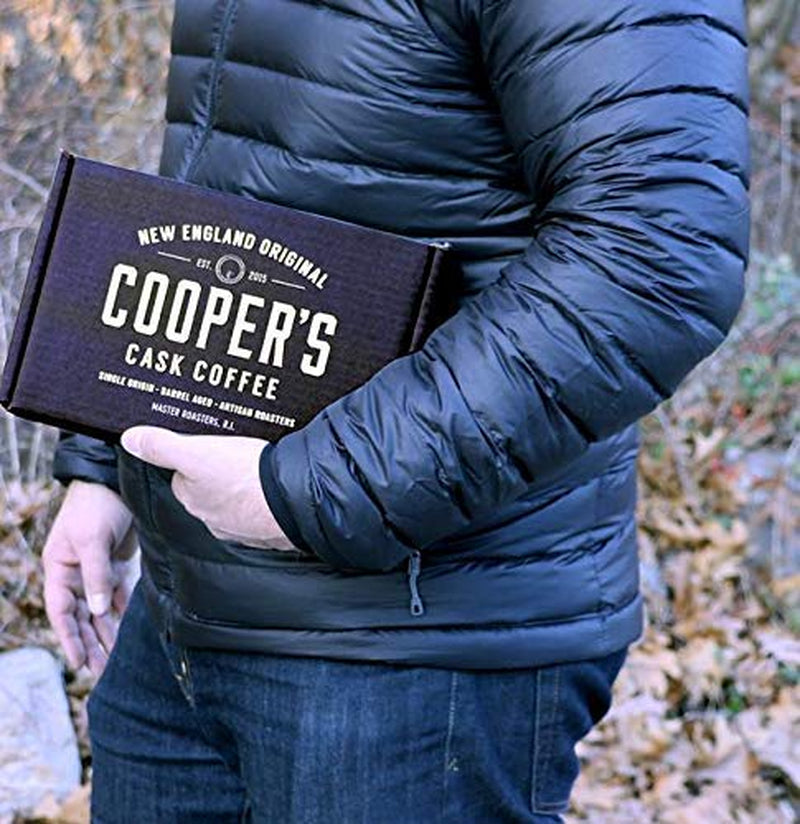 Bourbon & Whiskey Barrel Aged Coffee - Ground - 4-Bag Coffee Set - 4Oz and Single Origin Sumatra Coffee Beans Aged in Stout Whiskey Barrels - Ground Coffee - 12 Oz