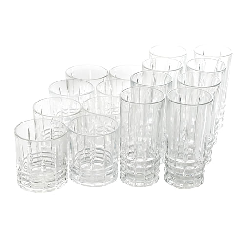 TWW - 16 Piece Tumbler and Double Old Fashioned Glass (8 each)