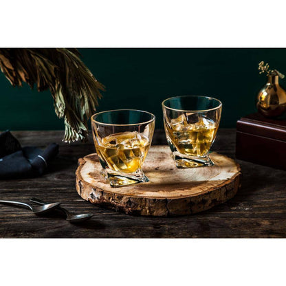 Atlas 10.8 Oz. Crystal Whiskey Glasses (Set of 4)