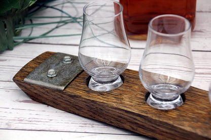 Premium Crystal Wee Glass Flight/Whiskey Flight/Whiskey Glass Holder/