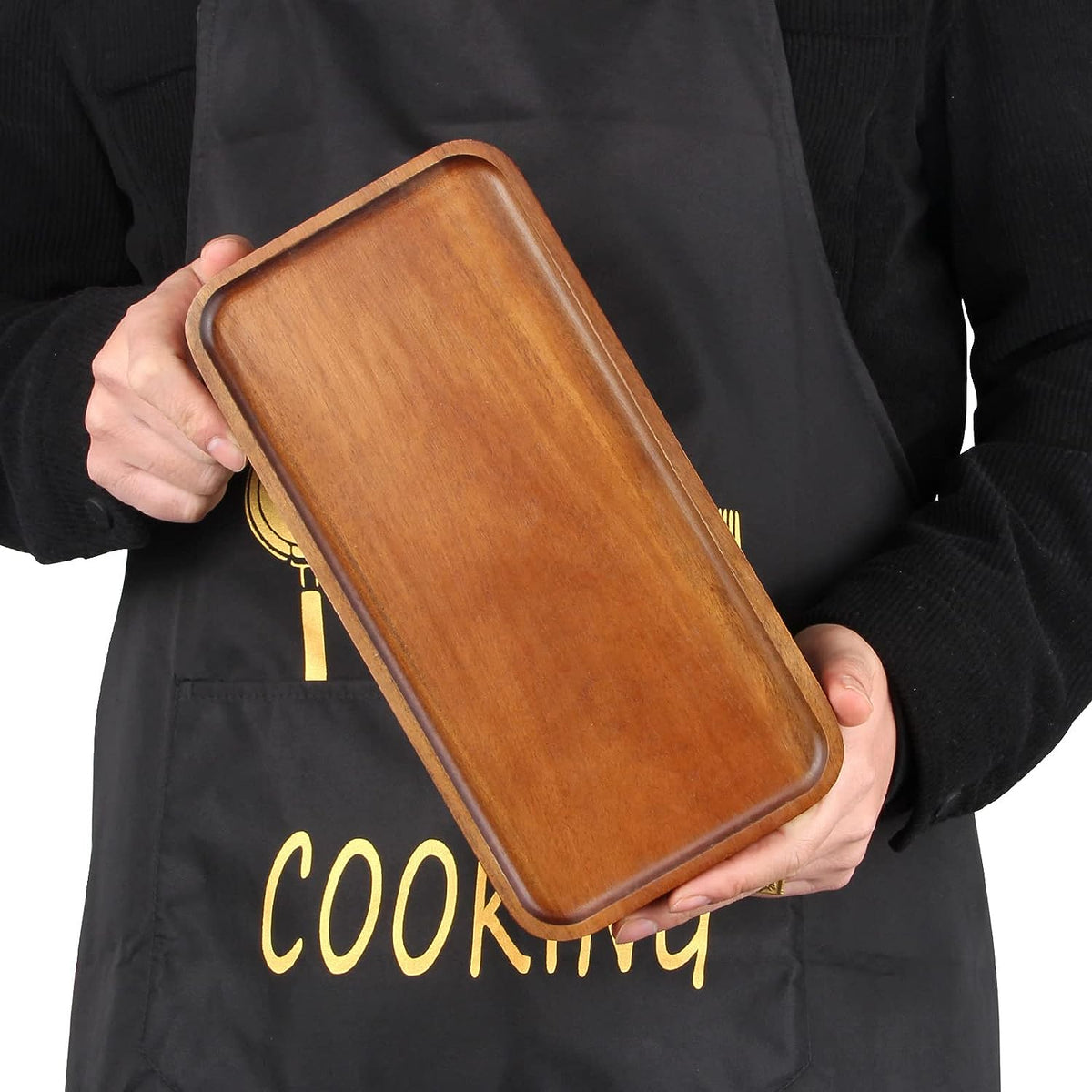 Acacia Wood Serving Trays Charcuterie Board Cheese Platter Wooden Plates