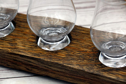 Premium Crystal Wee Glass Flight/Whiskey Flight/Whiskey Glass Holder/