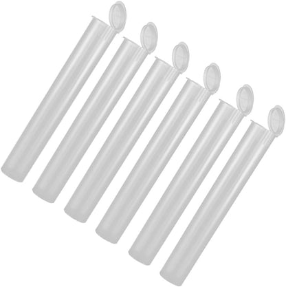 10 Pieces Small Size Cigar Tube Cigar Case Plastic Cigar Storage Tube Cigar Storage Case Single Cigar Holder Cigar Container with Caps, Clear