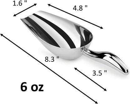 Metal Ice Scoop for Freezer,Ice Cube Scoop for Freezer Bin