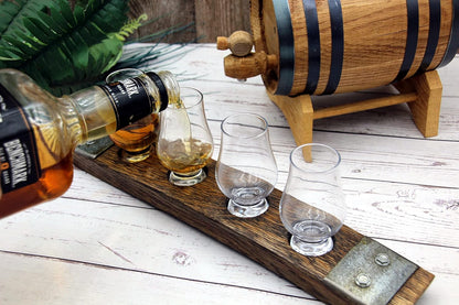 Premium Crystal Wee Glass Flight/Whiskey Flight/Whiskey Glass Holder/
