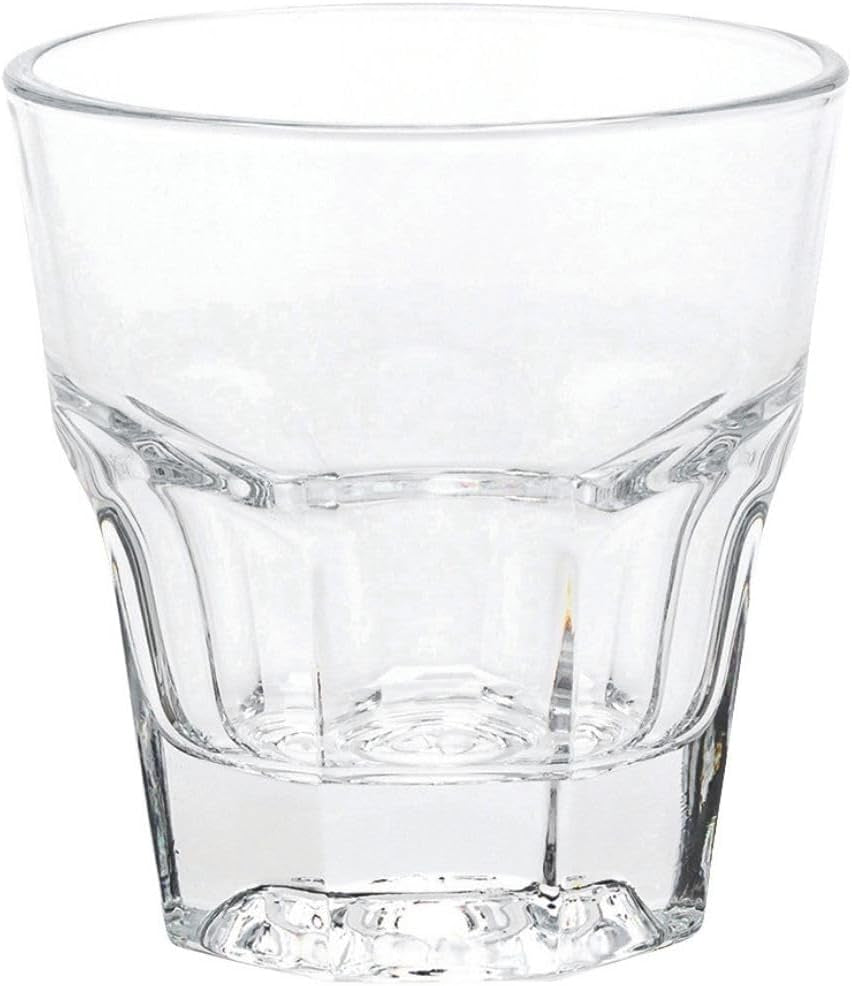 Otto 5 Ounce Whiskey Glasses Set of 6 Paneled Rocks Glasses - Fine-Blown Tempered Heavy Base Dishwasher-Safe Clear Glass Scotch Glasses for Cocktails or Liquors