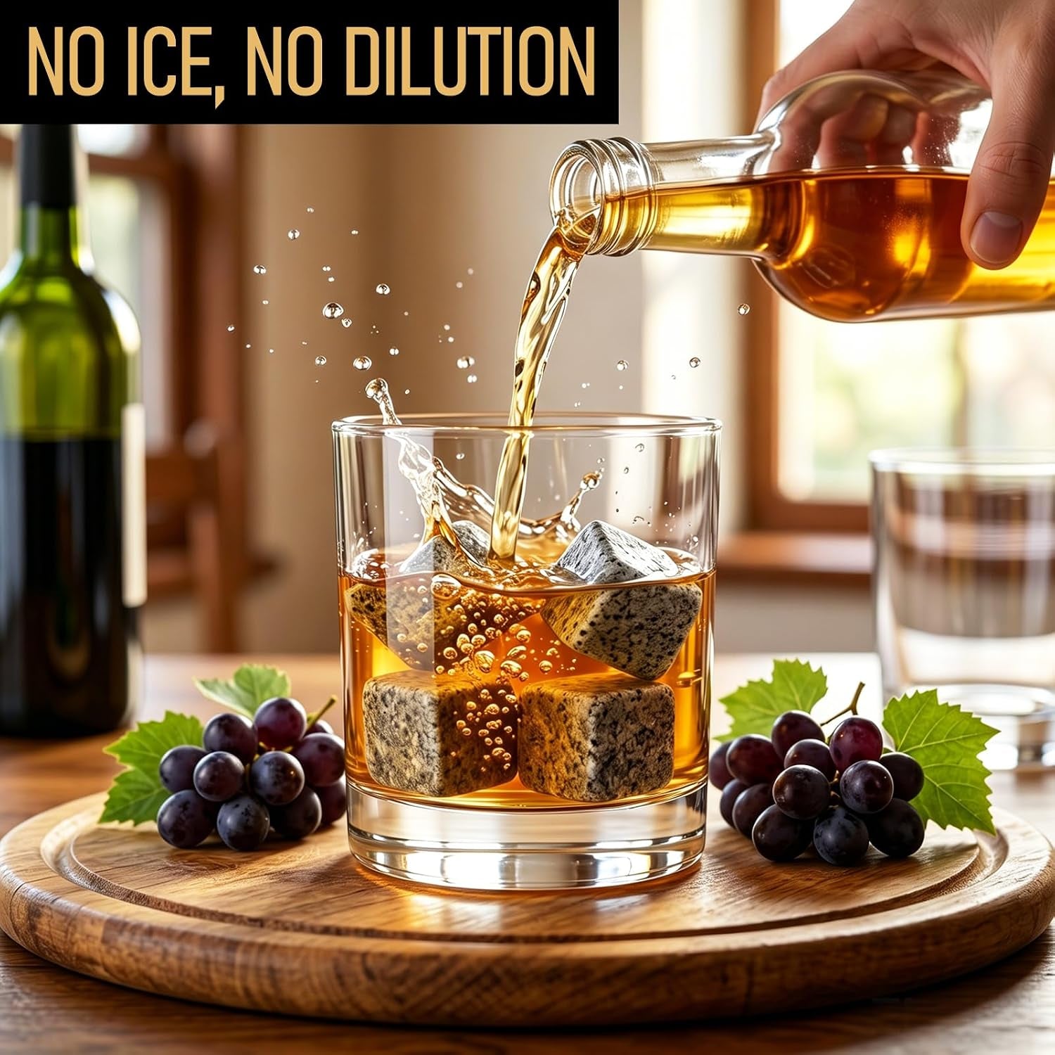 Whiskey Glasses Set of 6, Clear 12Oz Old Fashioned Glass, Heavy Base Scotch Glasses, Rocks Glasses for Bourbon, Liquor, Cocktail - Unique Gift for Father'S Day, Christmas, Birthday
