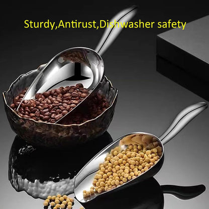 Metal Ice Scoop for Freezer,Ice Cube Scoop for Freezer Bin