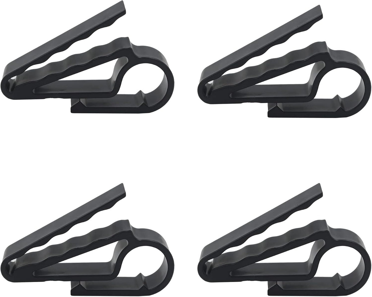 4 Pack Cigar Holder Cigar Clip Cigar Minder for Golfers, Golf Cart Cigar Stand Golf Cigar Holders for Men,Cigar Clip Cigar Minder for Golfers,Boat,Motorcycle,Bbq Grill,Cigar Gifts(Black)