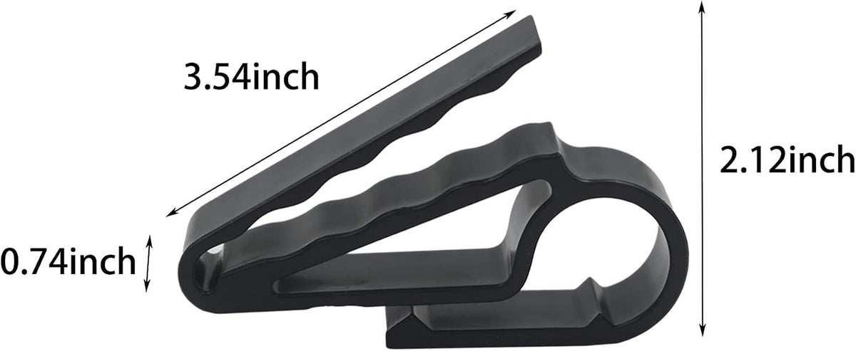 4 Pack Cigar Holder Cigar Clip Cigar Minder for Golfers, Golf Cart Cigar Stand Golf Cigar Holders for Men,Cigar Clip Cigar Minder for Golfers,Boat,Motorcycle,Bbq Grill,Cigar Gifts(Black)