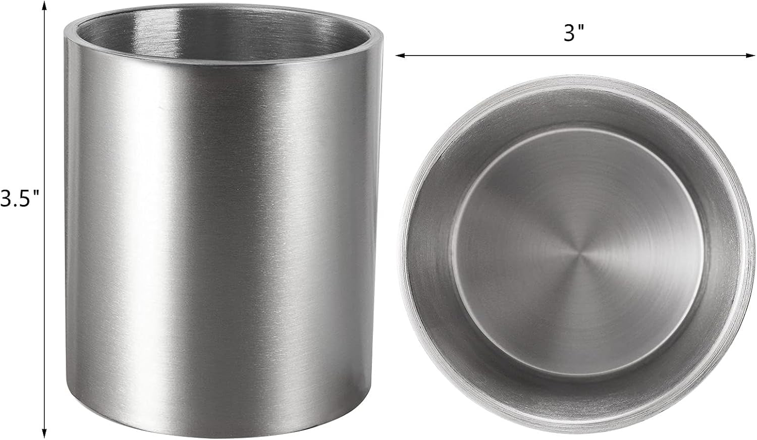 Set of 4 Stainless Steel Whiskey Glasses, 10 Oz Double Wall Tumblers, Unbreakable Old Fashioned Metal Drinking Cups for Beverages, Cocktails, Beer, Great Gift for Men and Whiskey Lover
