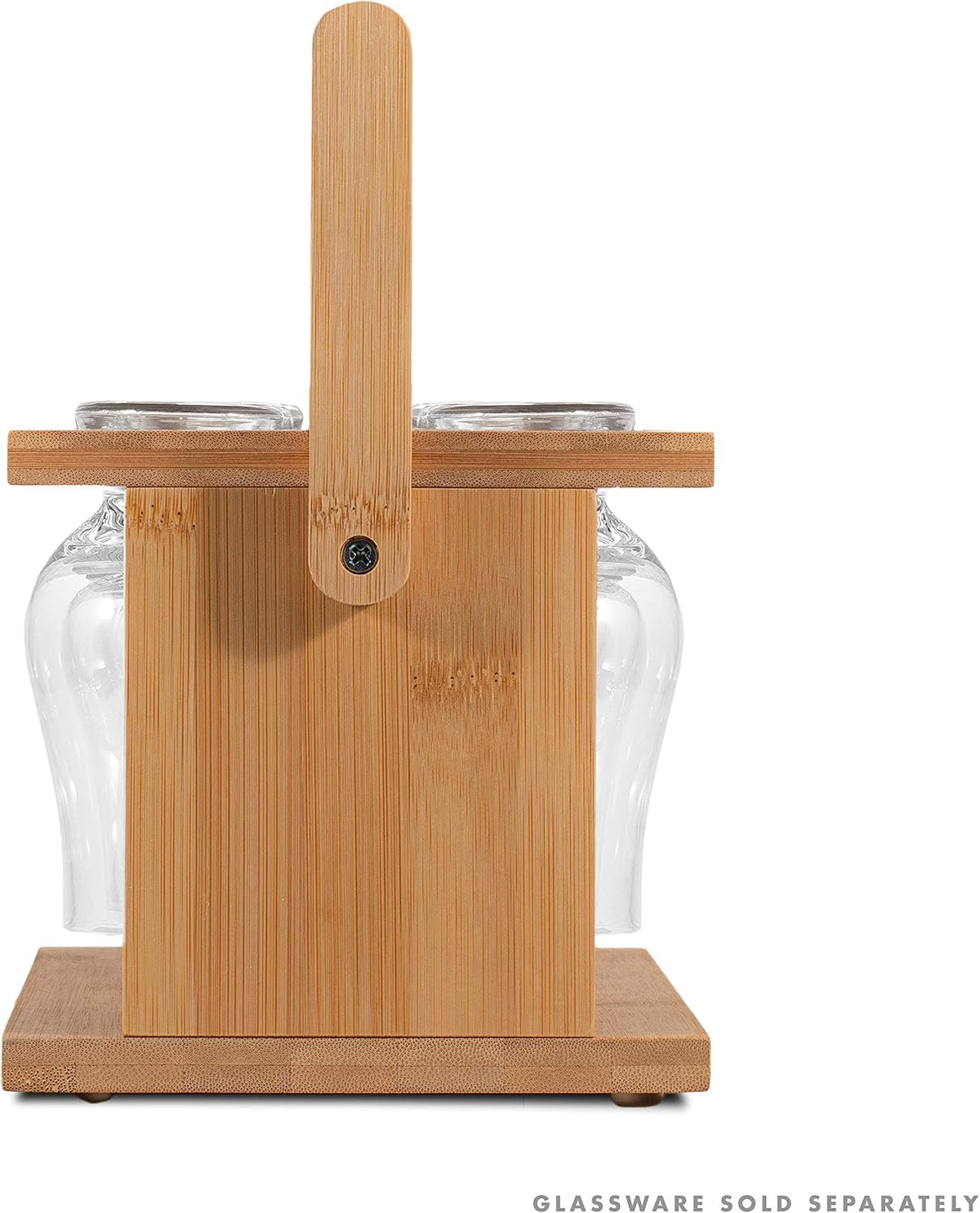 Cairncaddy Bamboo Whiskey Glass Holder - Carrier and Drying Rack for Whisky Tasting Glassware