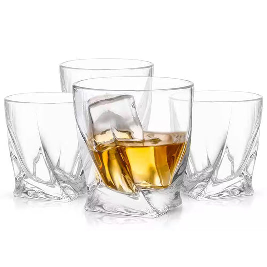 Atlas 10.8 Oz. Crystal Whiskey Glasses (Set of 4)