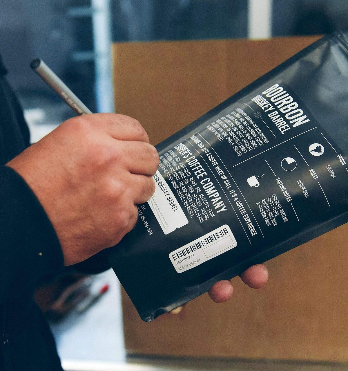 Bourbon & Whiskey Barrel Aged Coffee - Ground - 4-Bag Coffee Set - 4Oz and Single Origin Sumatra Coffee Beans Aged in Stout Whiskey Barrels - Ground Coffee - 12 Oz