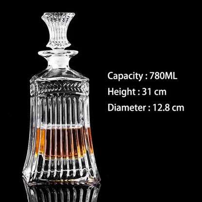 Crystal Glass Whiskey Decanters