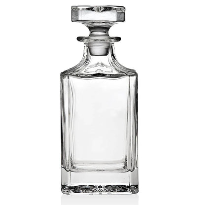 Hellodream Lead-Free Crystal Whiskey Decanter for Liquor & Scotch