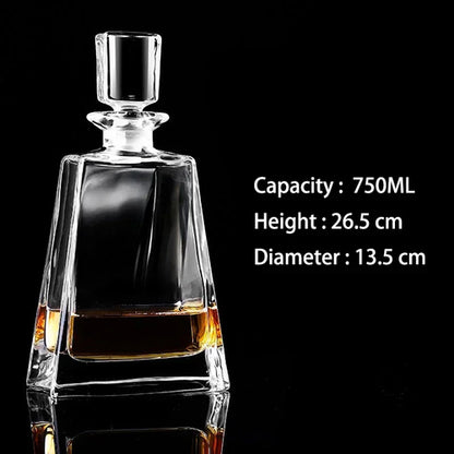 Crystal Glass Whiskey Decanters