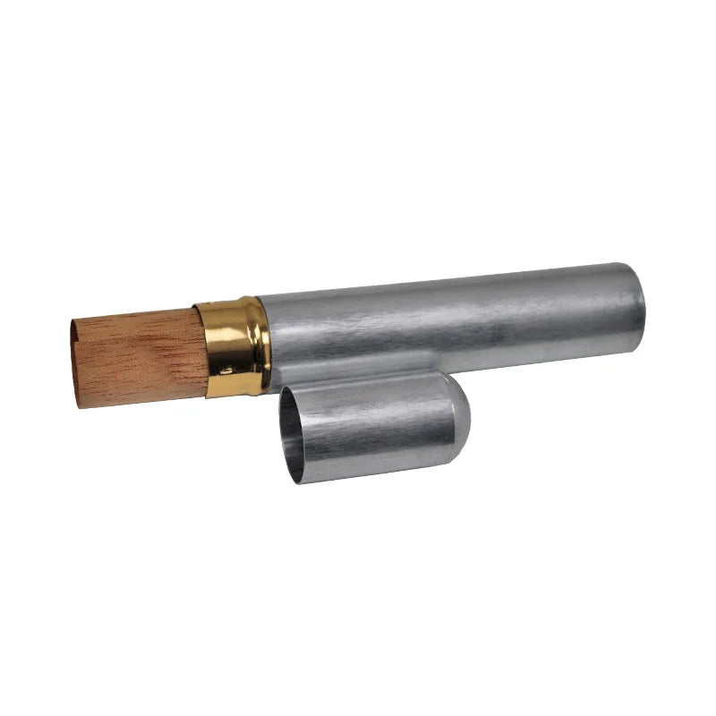 Portable Cigar Tube Waterproof Cigar Case Cedar Wood Lined Humidor