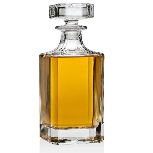 Hellodream Lead-Free Crystal Whiskey Decanter for Liquor & Scotch