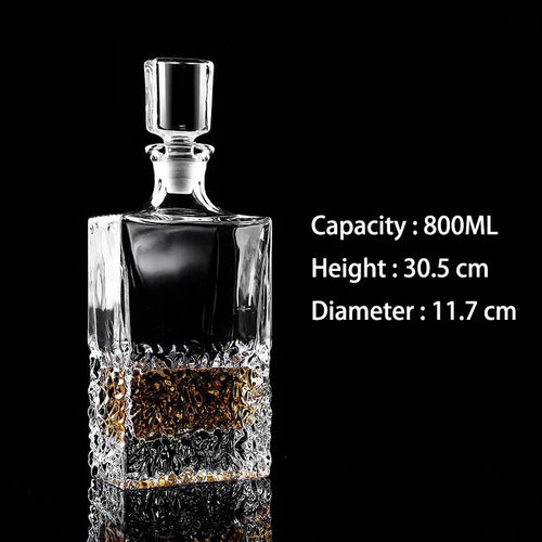 Crystal Glass Whiskey Decanters