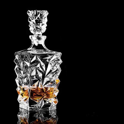 Crystal Glass Whiskey Decanters