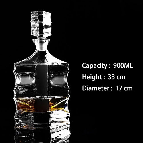 Crystal Glass Whiskey Decanters