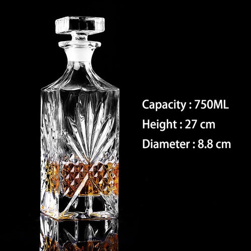 Crystal Glass Whiskey Decanters