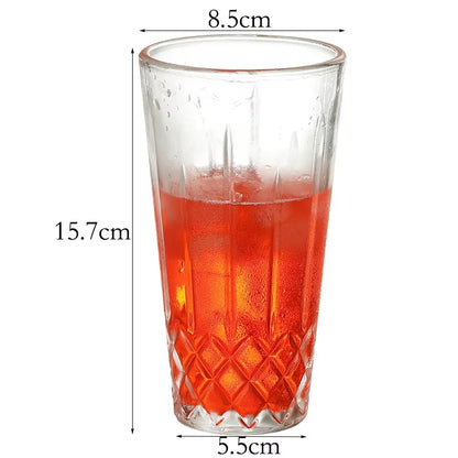 Crystal Glass Cocktail Shaker, 17Oz Martini Shaker Glass