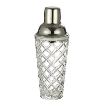 Crystal Glass Cocktail Shaker, 17Oz Martini Shaker Glass