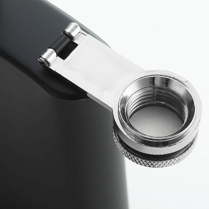 8 Oz Matte Black Pocket Liquor Whiskey Hip Flask with Funnel, Stainless Steel and Leak Proof