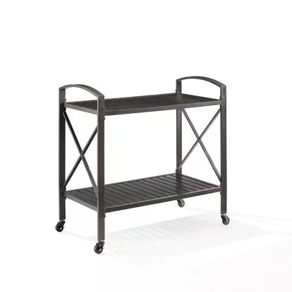 Kaplan Metal Outdoor Bar Cart
