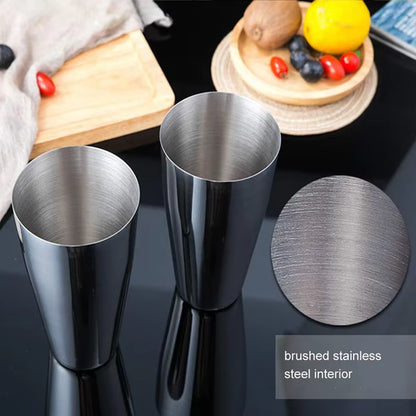 Boston Shaker Professional Stainless Steel Bartender Wine Cup Cocktail Mixer Martini Cocktail Shaker Bar Set