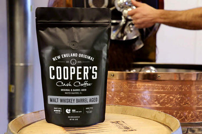 Bourbon & Whiskey Barrel Aged Coffee - Ground - 4-Bag Coffee Set - 4Oz and Single Origin Sumatra Coffee Beans Aged in Stout Whiskey Barrels - Ground Coffee - 12 Oz