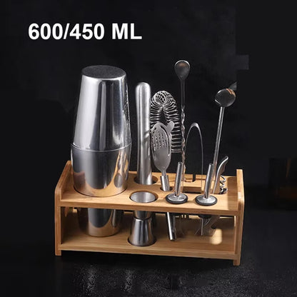 Boston Shaker Professional Stainless Steel Bartender Wine Cup Cocktail Mixer Martini Cocktail Shaker Bar Set