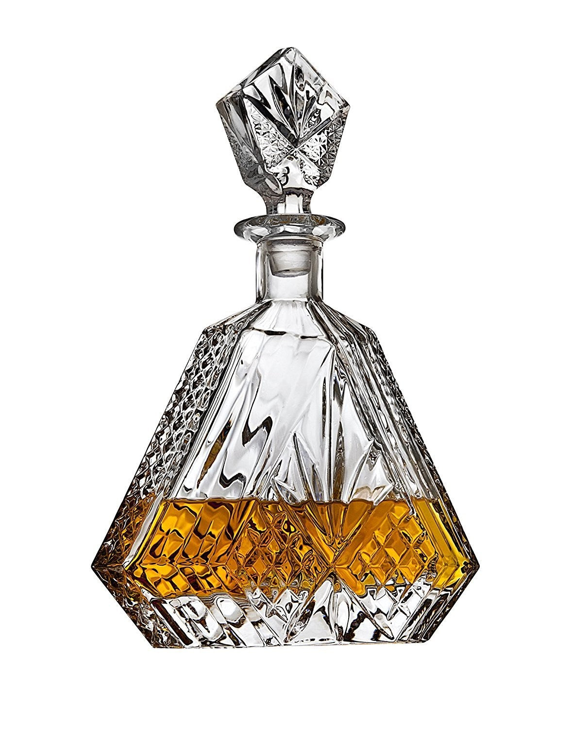 Dublin Triangular Crystal Decanter