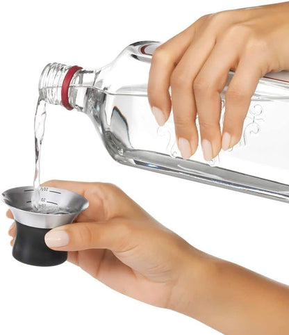 OXO Steel Cocktail Shaker with Strainer, Stainless Finish - 24 Oz Capacity