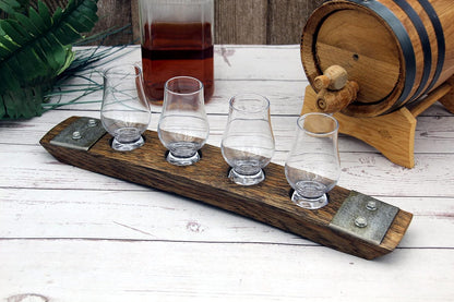 Premium Crystal Wee Glass Flight/Whiskey Flight/Whiskey Glass Holder/