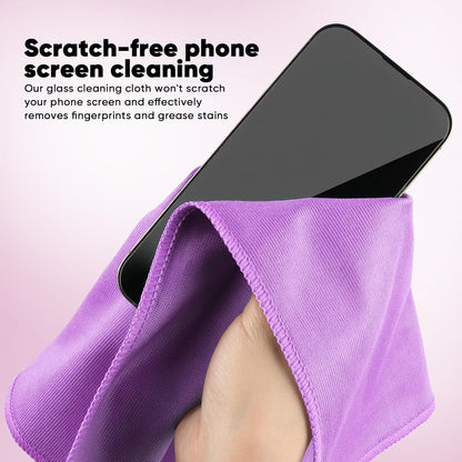 Glass Cleaning Cloths 6PK, Streak Free Towel for Windows, 14X16In